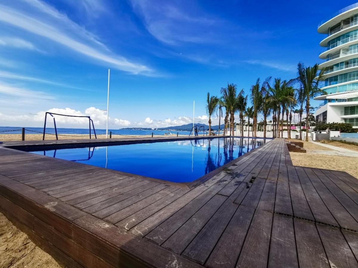 Nuevo Aria Ocean Departamento Moderno Frente Al Mar Apartment Nuevo Vallarta Luaran gambar